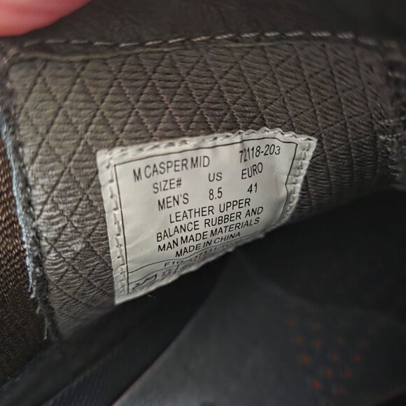 Bogs Casper Mid Coffee Leather Boots Men's Size 8.5 Waterproof w/ Box - Picture 6 of 11